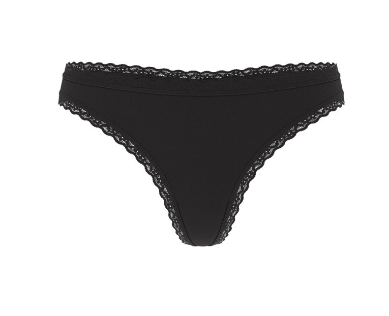 DUMMY - Colaless Victoria Secret´s algodón con cintura de encaje negro S
